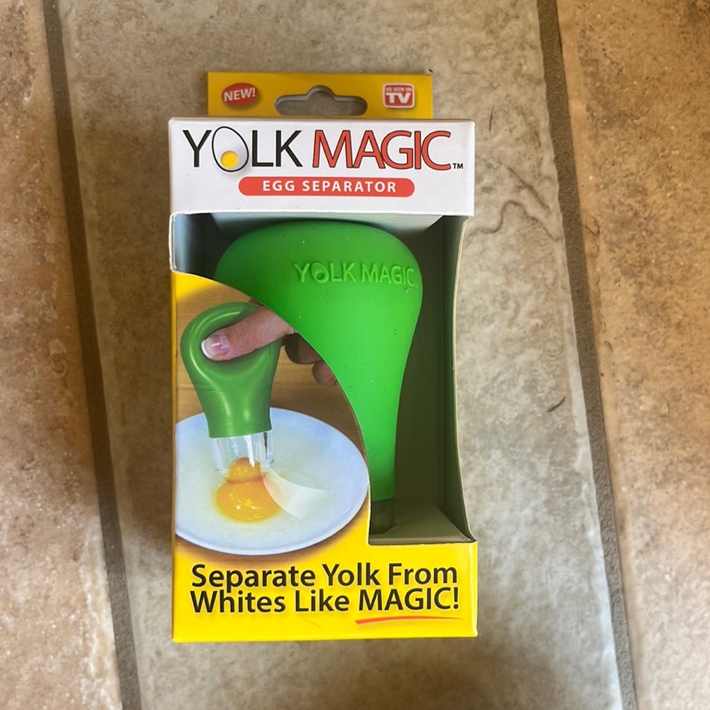 Yolk Magic Egg separator kitchen tool. In new condition.